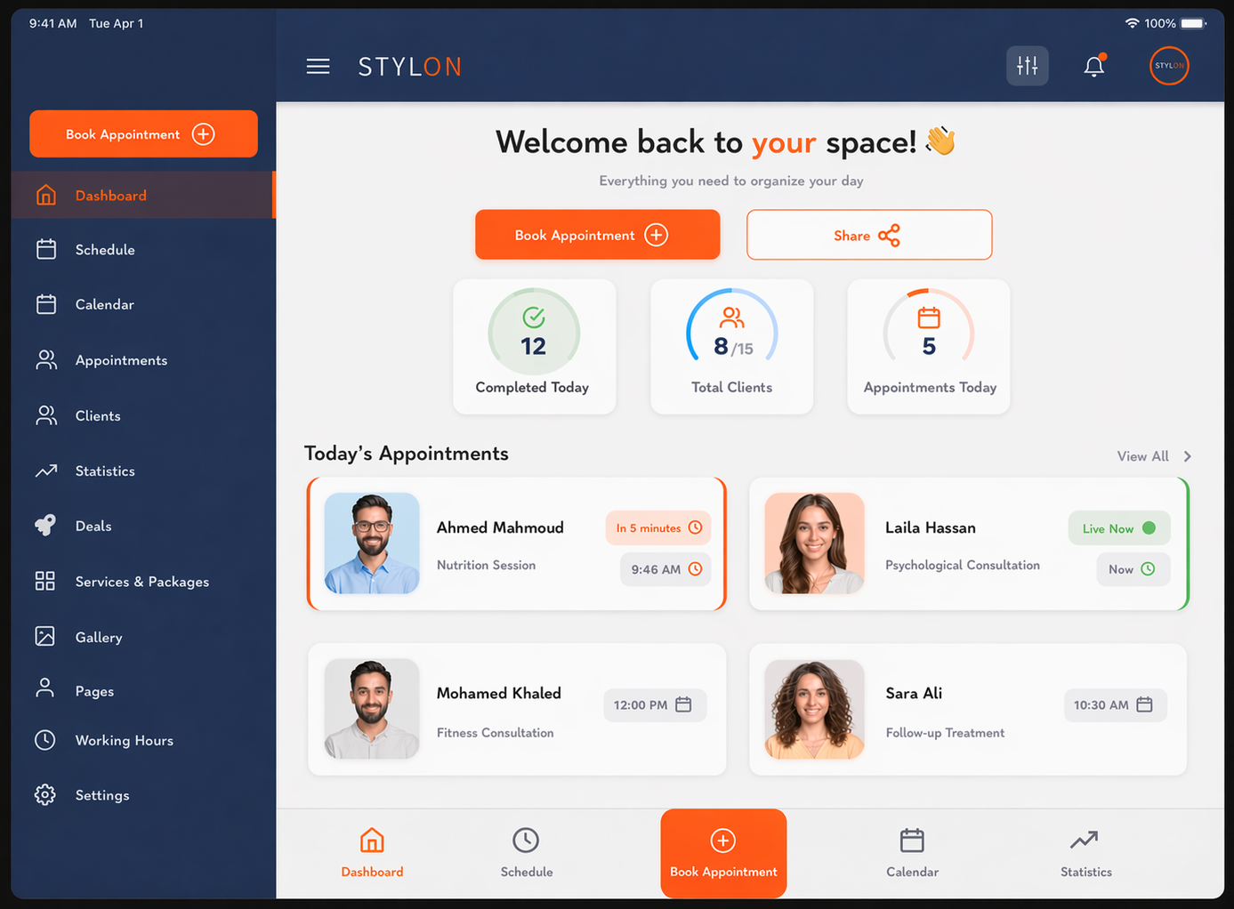 app dashboard